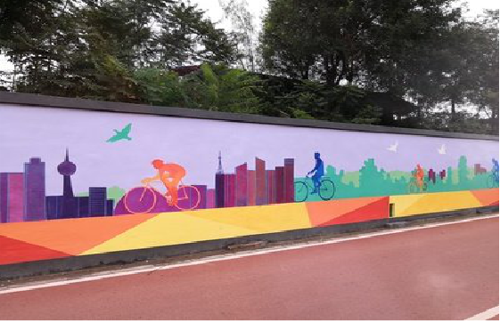 广安墙体彩绘-围墙