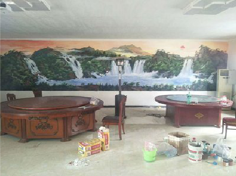 广安墙绘-写实风景