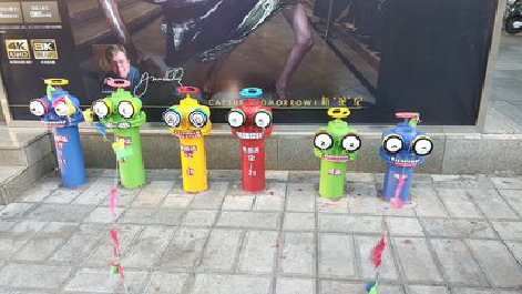 广安商业区彩绘