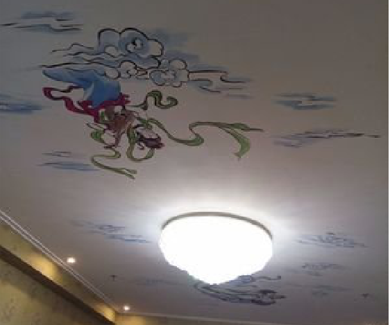 广安如何快速绘制天花板上的手绘墙？