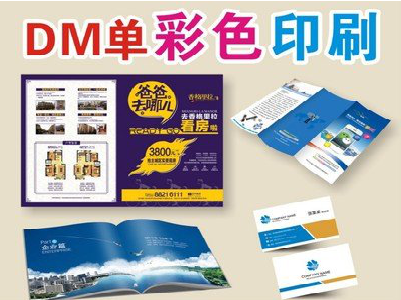 广安单页印刷，色彩搭配简单。