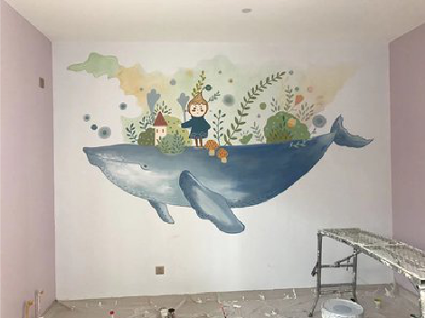 广安手绘墙的特点及优势。