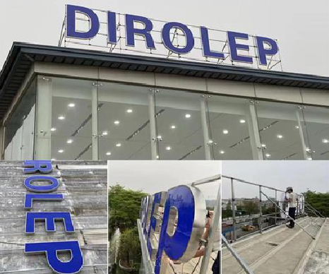 广安楼顶发光字安装的注意事项。